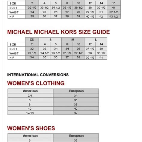 michael kors shoe sizes|michael kors shoes size chart.